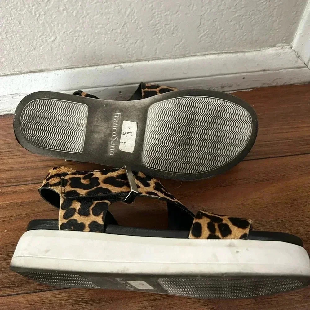 Franco Sarto Animal Print Sandals - Picture 5 of 5
